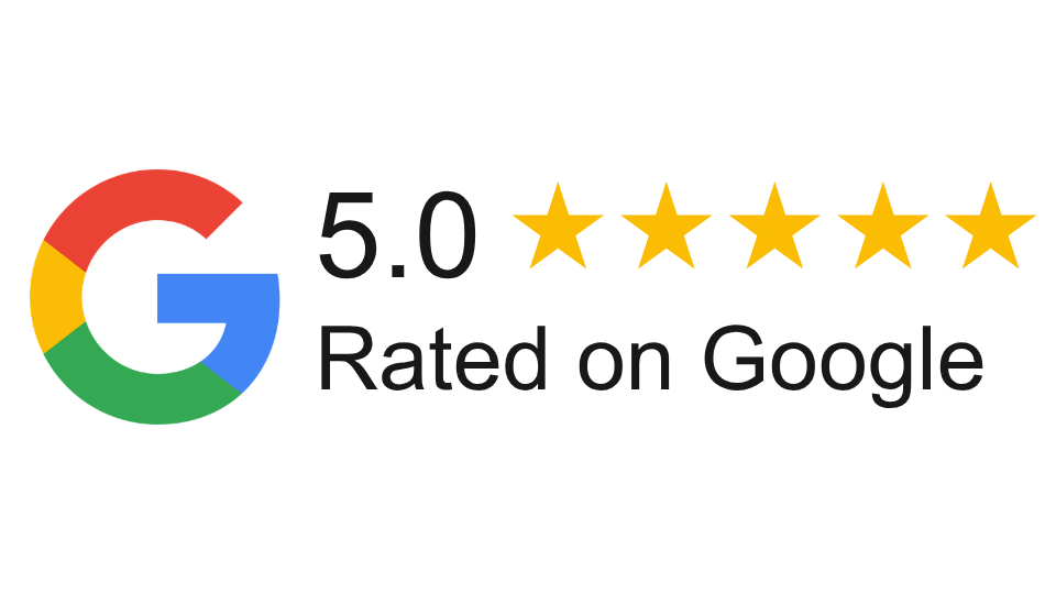 Rated 5.0 on Google from 36+ reviews